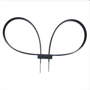 Kajdanki Plastikowe Zaciskane Czarne MFH  opakowanie